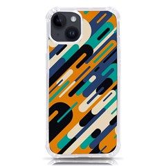 Abstract Rays, Material Design, Colorful Lines, Geometric Iphone 14 Tpu Uv Print Case