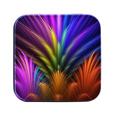 Abstract Colors - , Abstract Colors Square Metal Box (black)