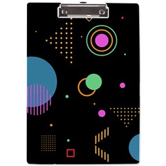 Colartive, Aesthetic, Amoled, Black, Colorful, Desenho A4 Acrylic Clipboard