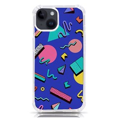 Geometric Shapes Material Design, Lollipop, Lines Iphone 14 Tpu Uv Print Case