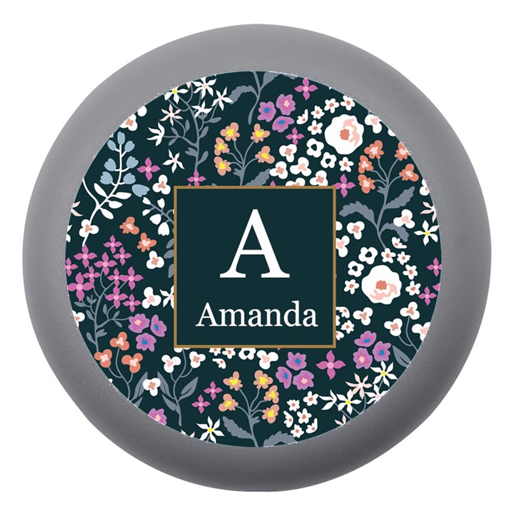Personalized Floral Name Dento Box Dento Box with Mirror