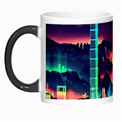 Cityscape Building Painting 3d City Illustration Morph Mug