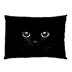Black Cat Face Pillow Case