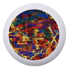 Zig Zag Pattern Geometric Design Dento Box With Mirror
