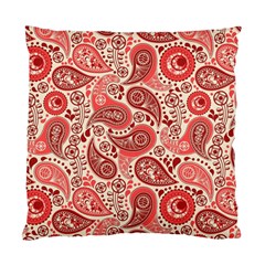 Paisley Red Ornament Texture Standard Cushion Case (two Sides)
