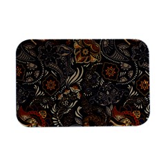 Paisley Texture, Floral Ornament Texture Open Lid Metal Box (silver)  