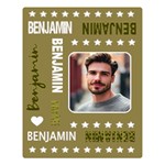 Personalized Name and Face Two Sides Premium Plush Fleece Blanket (Large) 80, x60,  Blanket Front