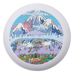 Art Psychedelic Mountain Dento Box With Mirror