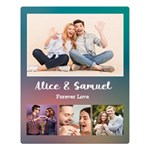 Personalized Couple Name Large Blanket Two Sides Premium Plush Fleece Blanket (Large) 80, x60,  Blanket Front