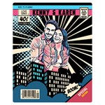 Personalized Comic Style City Lover 2 Two Sides Premium Plush Fleece Blanket (Teen Size) 60, x50,  Blanket Front