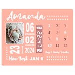 Personalized Newborn Baby Gift Two Sides Premium Plush Fleece Blanket (Teen Size) 60, x50,  Blanket Front