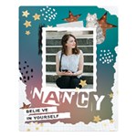 Personalized Believe In Yourself Name Large Blanket Two Sides Premium Plush Fleece Blanket (Large) 80, x60,  Blanket Front