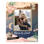 Personalized Couple Name Collage Style Large Blanket Two Sides Premium Plush Fleece Blanket (Large) 80, x60,  Blanket Front