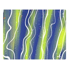 Texture Multicolour Gradient Grunge Two Sides Premium Plush Fleece Blanket (large)
