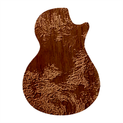 Eiffel Tower Pattern Wallpaper Guitar Shape Wood Guitar Pick Holder Case And Picks Set