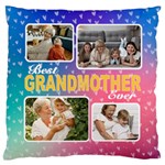 Personalized Best Mom Dad Photo Cushion Standard Premium Plush Fleece Cushion Case (Two Sides) Front