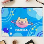 PERSONALIZED CAT SPACE COSMETIC BAG COSMETIC BAG Cosmetic Bag (XXXL) Front