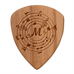 Personalized Music Guitar Picks Set Guitar Shape Wood Guitar Pick Holder Case And Picks Set Pick