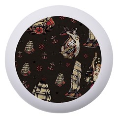 Vintage Tattoos Nautical Dento Box With Mirror
