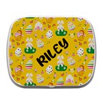 Personalized Easter Name Small Metal Box Small Metal Box (White) Front