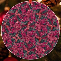 Captivating Botanic Motif Collage Composition Featuring A Harmonious Blend Of Vibrant Reds And Dark Greens  Perfect For Adding A Touch Of Natural Elegance To Any Space Or Garment, Whether It s Adornin