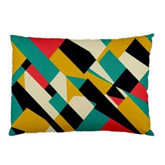 Geometric Pattern Retro Colorful Abstract Pillow Case