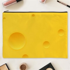 Cheese Texture, Yellow Backgronds, Food Textures, Slices Of Cheese Cosmetic Bag (xxxl)