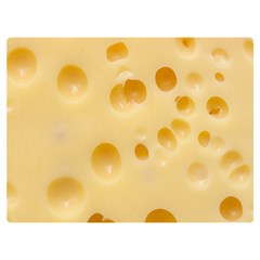 Cheese Texture, Yellow Cheese Background Two Sides Premium Plush Fleece Blanket (baby Size)