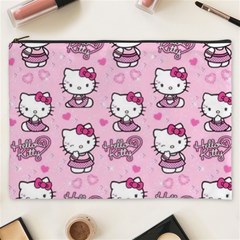 Cute Hello Kitty Collage, Cute Hello Kitty Cosmetic Bag (xxxl)