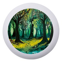 Trees Forest Mystical Forest Nature Junk Journal Landscape Nature Dento Box With Mirror