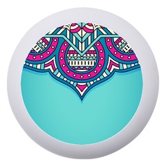 Mandala Blue Dento Box With Mirror