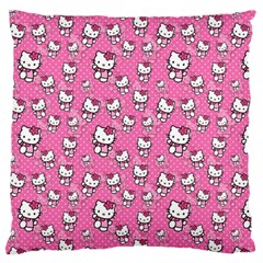 Hello Kitty Pattern, Hello Kitty, Child Large Cushion Case (one Side)