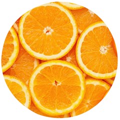 Oranges Textures, Close-up, Tropical Fruits, Citrus Fruits, Fruits Wooden Bottle Opener (round)