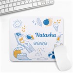 Summer Blue Personalized Name Mousepad Collage Mousepad 9,25 x7,75  Mousepad - 1
