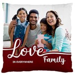 Personalized Love Family Photo Large Cushion 16  Baby Flannel Cushion Case (Two Sides) Back