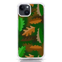 Leaves Foliage Pattern Oak Autumn Iphone 14 Tpu Uv Print Case