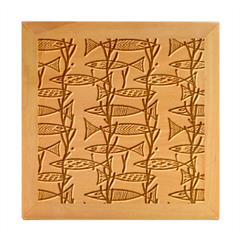 Fish Pike Pond Lake River Animal Wood Photo Frame Cube