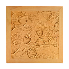 Strawberry-fruits Wood Photo Frame Cube