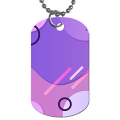 Colorful Labstract Wallpaper Theme Dog Tag (one Side)