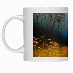 Wildflowers Field Outdoors Clouds Trees Cover Art Storm Mysterious Dream Landscape White Mug