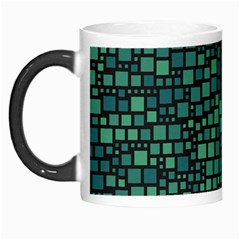Squares Cubism Geometric Background Morph Mug