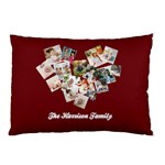 Personalized Photo Any Text Family Name Pillow Case Pillow Case (Two Sides) Front