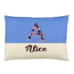 Personalized Initial Name Pillow Case Pillow Case (Two Sides) Back