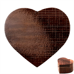 Anstract Gold Golden Grid Background Pattern Wallpaper Heart Wood Jewelry Box