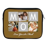 Personalized Mom Love You So Much Photo iPad Zipper Case Apple iPad Zipper Case Front