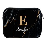 Personalized Initial Name Marble iPad Zipper Case Apple iPad Zipper Case Front