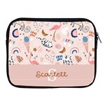 Personalized Cute Illustration Name iPad Zipper Case Apple iPad Zipper Case Front