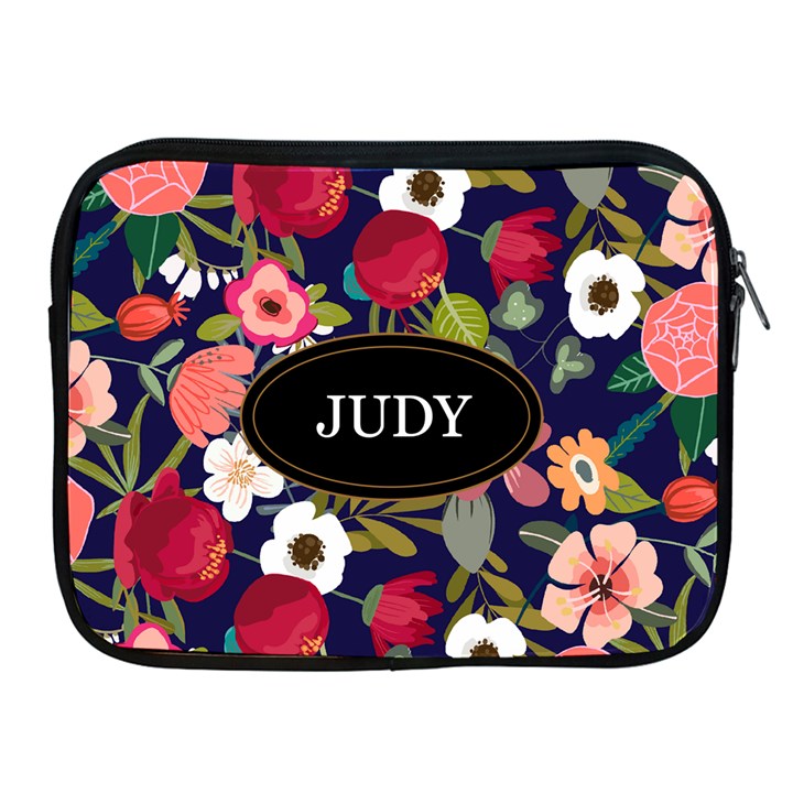Personalized Floral Name iPad Zipper Case Apple iPad Zipper Case
