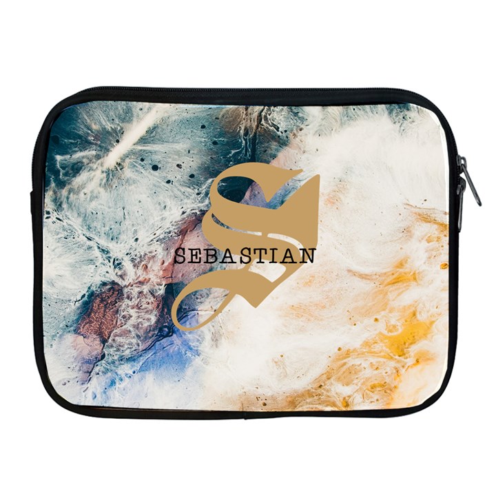 Personalized Initial Name Marble iPad Zipper Case Apple iPad Zipper Case