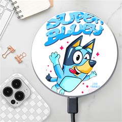 Super Bluey Wireless Fast Charger(white)